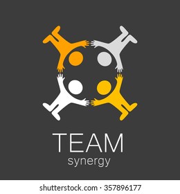 Team, sports, people logo.