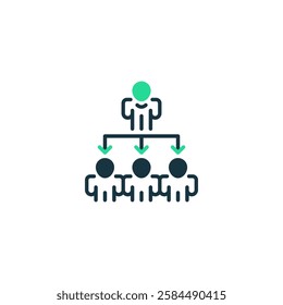 Team Structure line icon. Universal creative premium symbol. Vector sign icon logo template. Vector illustration