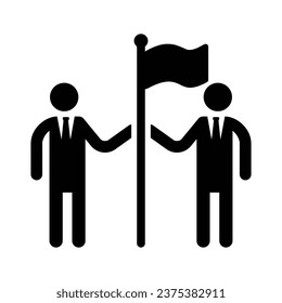 Team Success Icon, Vector graphics