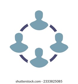 Icono De Colorido Plano De Soporte De Equipo Aislado En La Ilustración Del Vector De Fondo Blanco | Iconos de Seo