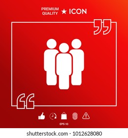 Team symbol, icon