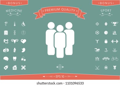 Team symbol, icon