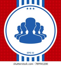Team symbol, icon
