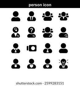 Team thin line icon set. Containing teamwork, group people, achievement, collaboration,