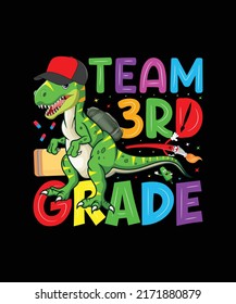Team third grade t shirt design