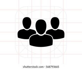 Team of Three Men Icon