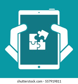 Team united strategy - Vector flat minimal icon