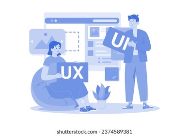 Team of UX UI designer mobile development experience app