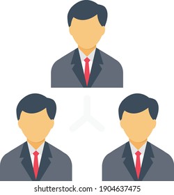 team vector colour flat icon