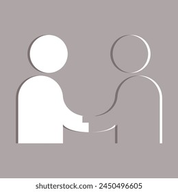 Team. Vector flat group of people. Avatar, user profile, person icon, gender neutral silhouette, profile picture. Conference. Cooperation, agreemen, handshake