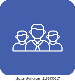 Team vector icon. Can be used for printing, mobile and web applications.