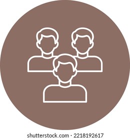 Team vector icon. Can be used for printing, mobile and web applications.