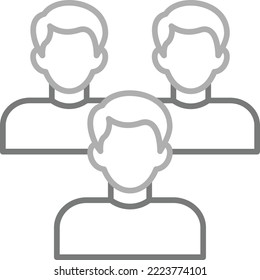 Team vector icon. Can be used for printing, mobile and web applications.