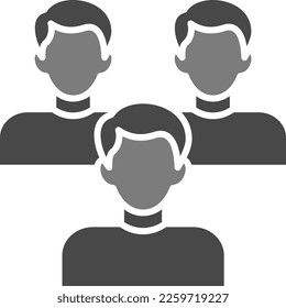 Team vector icon. Can be used for printing, mobile and web applications.
