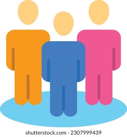 Team vector icon. Can be used for printing, mobile and web applications.