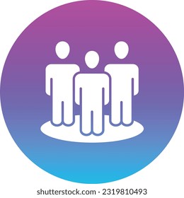 Team vector icon. Can be used for printing, mobile and web applications.