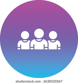 Team vector icon. Can be used for printing, mobile and web applications.