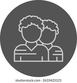 Team Vector Icon Design Symbol