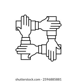 Team vector icon set. Teamwork illustration sign collection. Development 
 symbol. Progress  logo. 