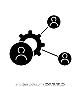 Team vector icon set. Teamwork illustration sign collection. Development symbol. Progress  logo. 