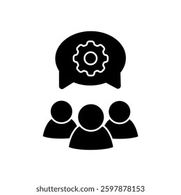 Team vector icon set. Teamwork illustration sign collection. Development symbol. Progress  logo. 