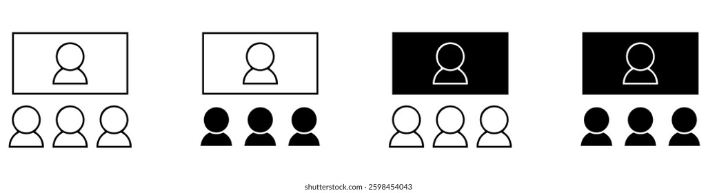 Team vector icon set. Teamwork illustration sign collection. Development  symbol. Progress  logo. 