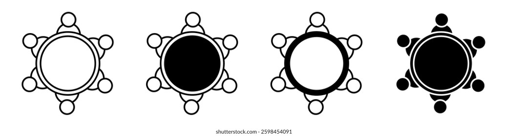 Team vector icon set. Teamwork illustration sign collection. Development  symbol. Progress  logo. 