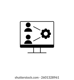 Team vector icon. Teamwork illustration sign. Development symbol. Progress  logo. 