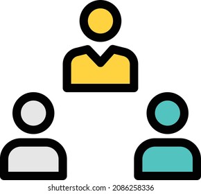 team vector illustration isolated on a transparent background . color vector icons for concept or web graphics.