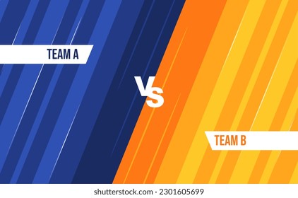 team versus background for gaming area include player