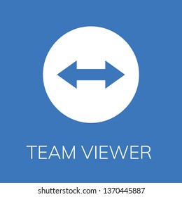  Team viewer icon. Editable  Team viewer icon for web or mobile.