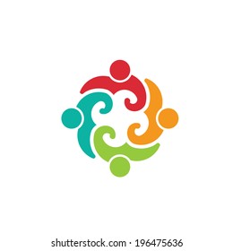 Team Volunteer 4 image. concept of community help, allies, teammates