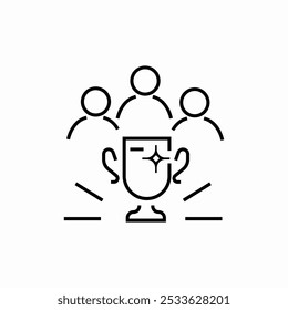 team winners icon sign vector