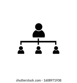 Team work business icon vector logo illustration