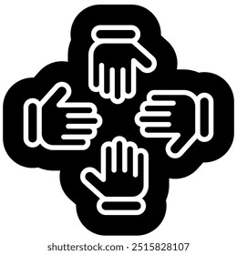 Icono de trabajo de Equipo para empresas