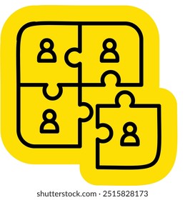Icono de trabajo de Equipo para empresas