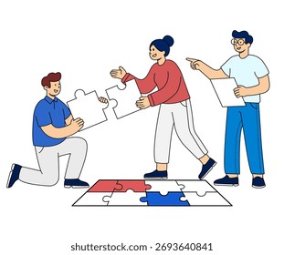 Equipo Trabajo Colaboración Grupo Alianza