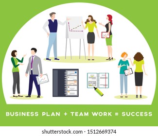 TEAM WORK CONCEPT - BUSINESS TEAM WORKING TOGETHER ON FINANCIAL STRATEGY