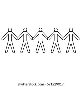 Team work concept icon .