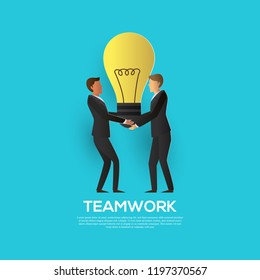 team work concept illustration