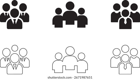 Teamwork-Konzept, Teamwork-Symbol, Vektorgrafik des Business-Teams