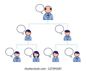 team work conceptual illustration