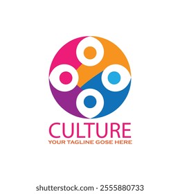 Team Work Culture Logo Template Design - Powered by Shutterstock - Get 15% off with code: PIKWIZARD15