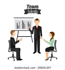 team work design, vector illustration eps10 graphic 
