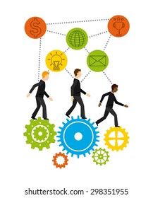 team work design, vector illustration eps10 graphic 