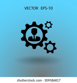 Icono de trabajo en equipo