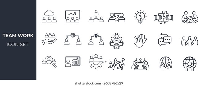 Team work icon design vector