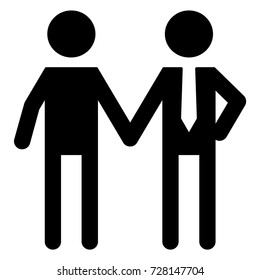 Team work icon with good precision design