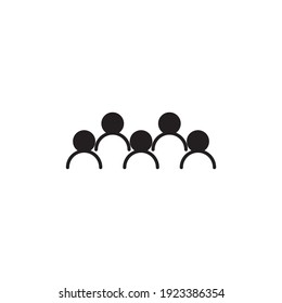 team work icon, isolated team work sign icon, vector illustration