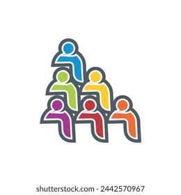 Logo-Vorlage für Teamwork